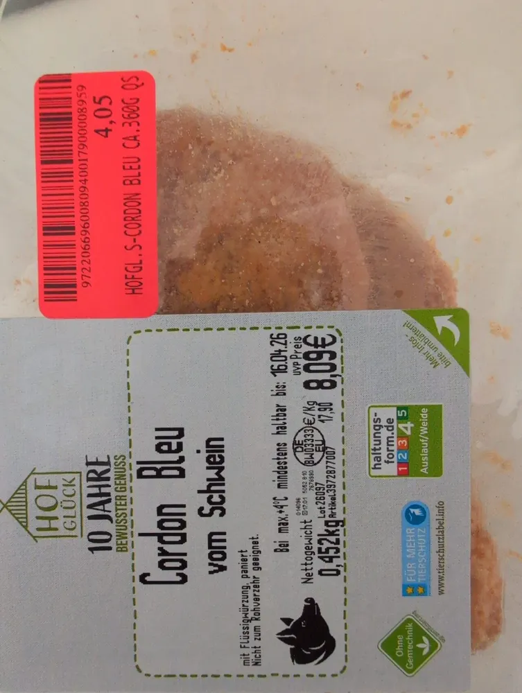 Cordon Bleu vom Schwien