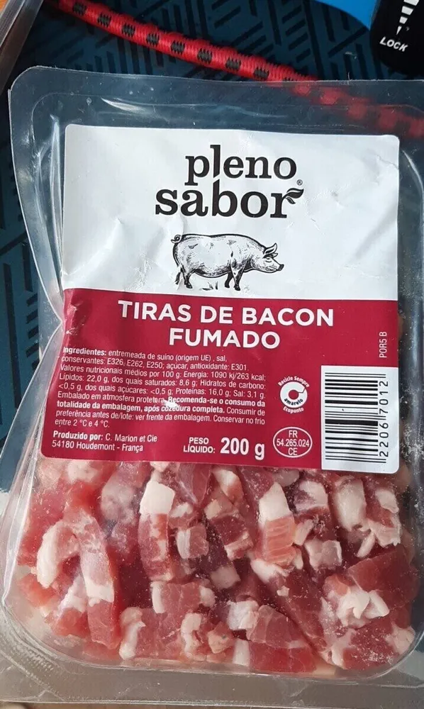 TIRAS DE BACON FUMADO