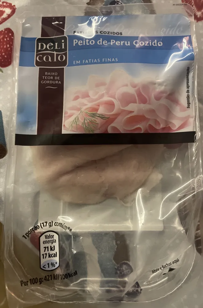 Peito de Peru Cozido
