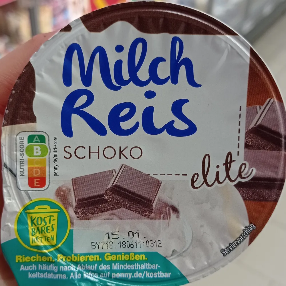 Milchreis Schoko