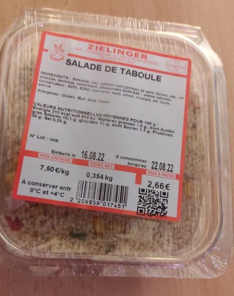Salades de taboule