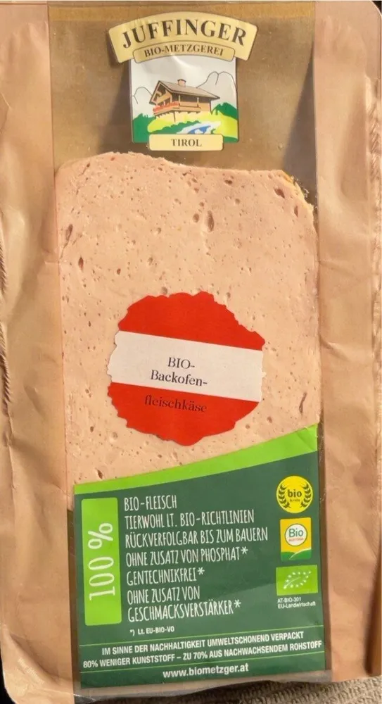 Bio-Backofenfleischkäse