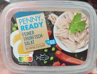 Feiner Tunfisch-Salat mit Paprika, Ei & Erbsen