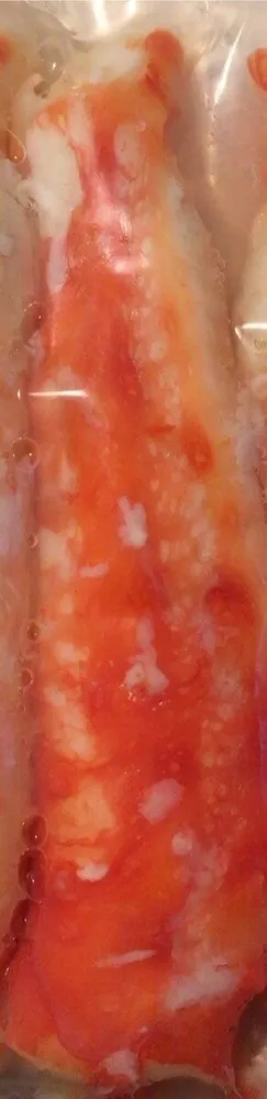 Merus de crabe royal du kamtchatka