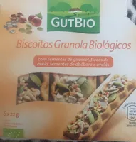 Biscoitos granola biológicos