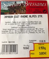 Jambom cuit RHONE ALPES 2TR