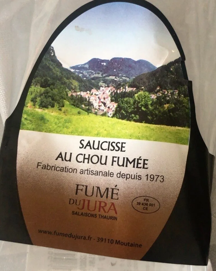 Fume du jura saucisse au choux
