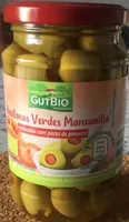 Olives vertes farcies poivron
