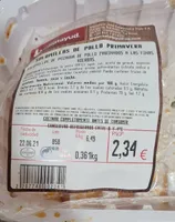 Solomillo de pollonprimavera