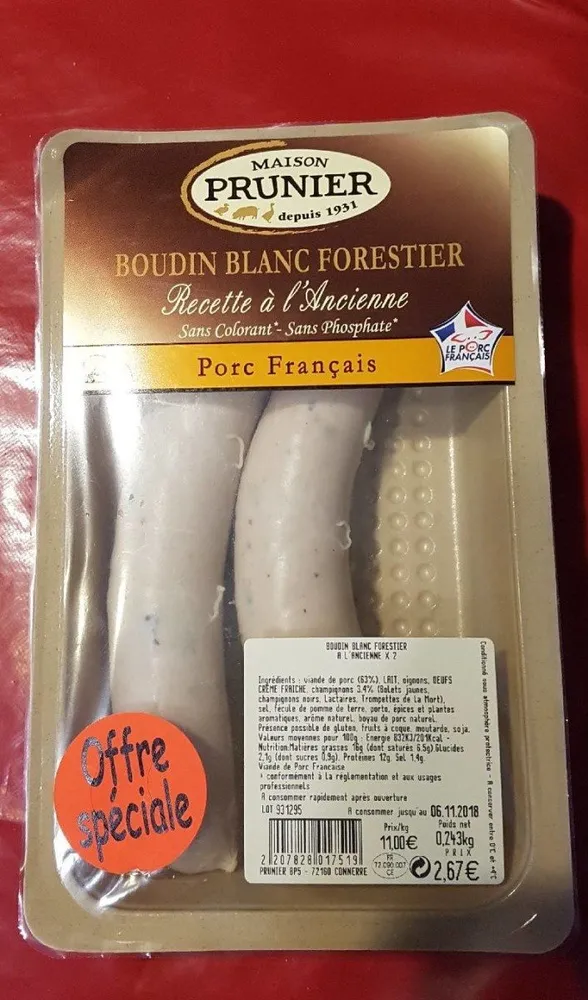 Boudin Blanc Forestier