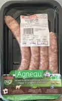 Saucisse agneau bio