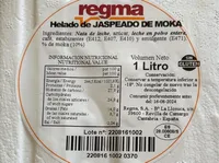 Helado Jaspeado de Moka
