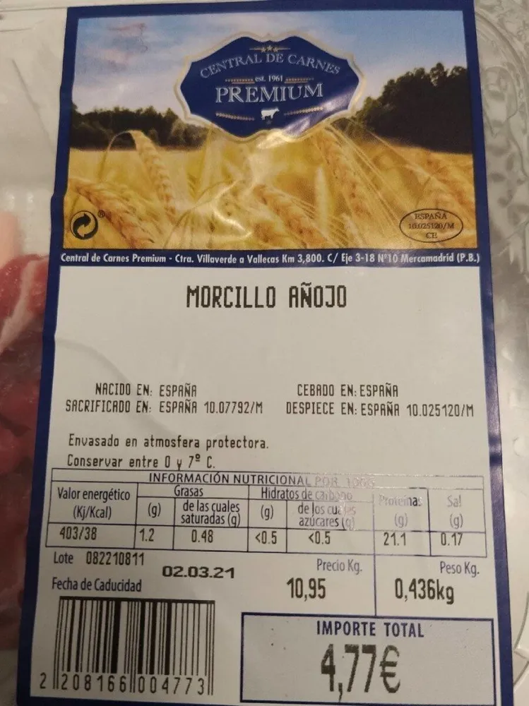 Morcillo añojo