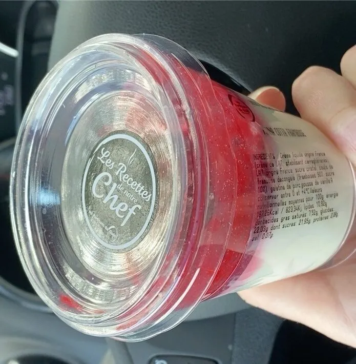Panna cotta framboise
