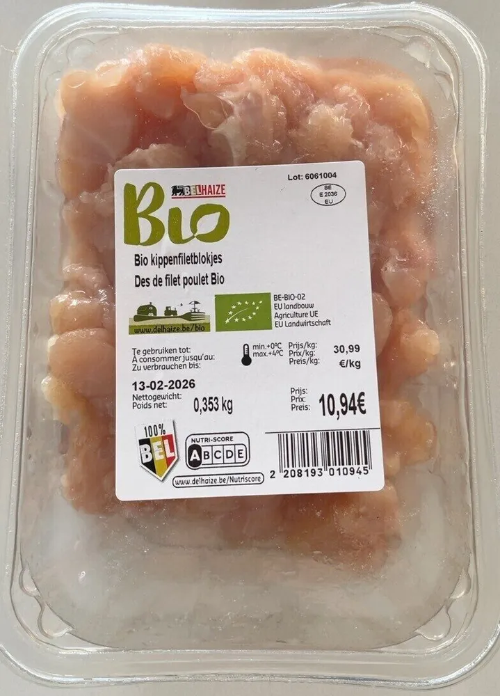 Des de filet poulet Bio