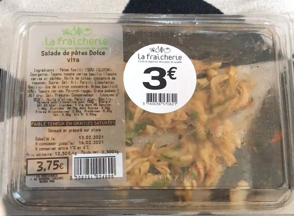 Salade de pates dolce vita