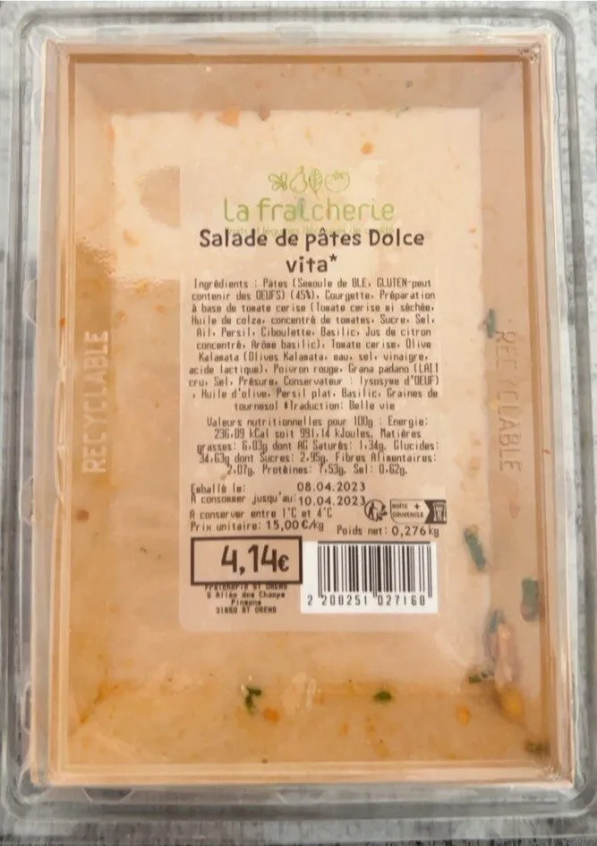 Salade de Pâtes Dolce Vita