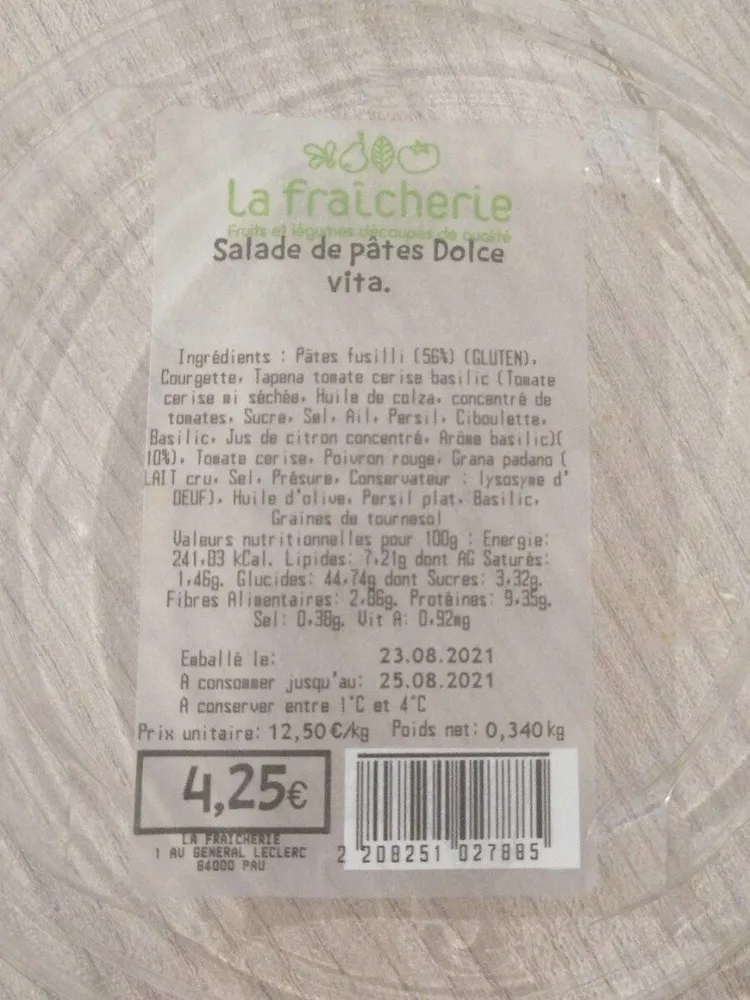 Salade de pâtes dolce vitæ