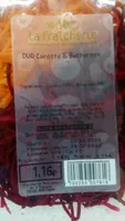 Duo de carottes betterave