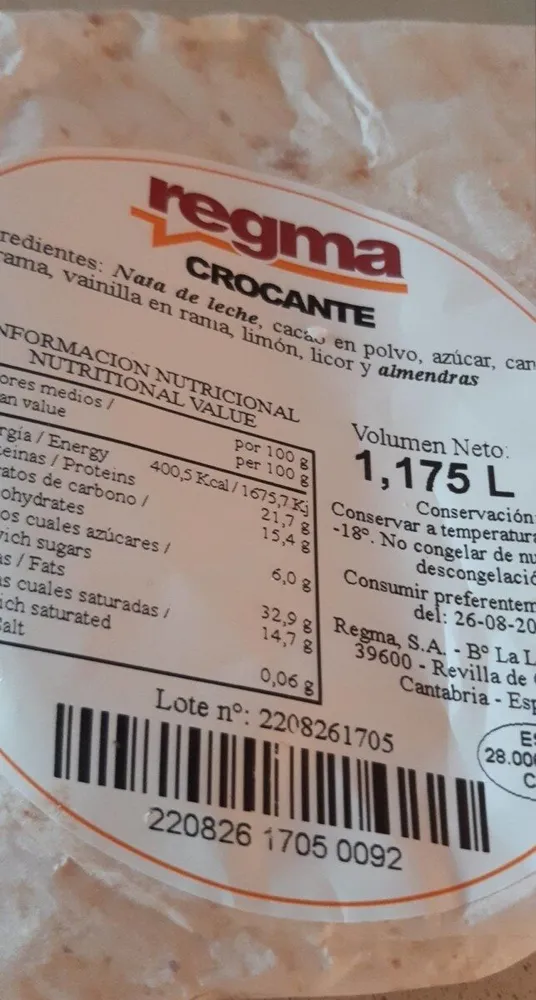 HELADO Crocante