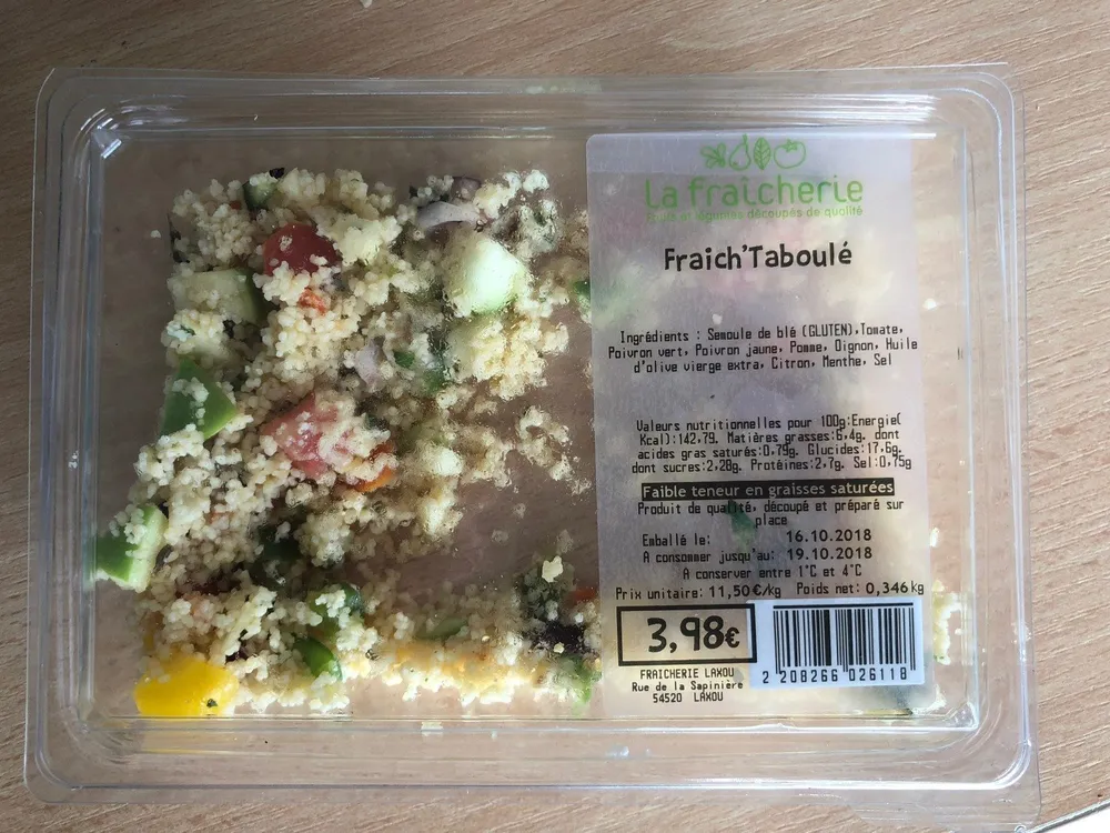 Fraich taboulé
