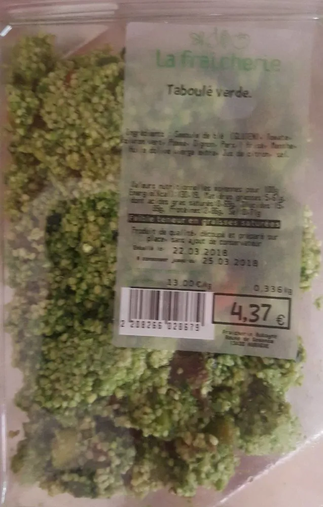 Taboulé Verde