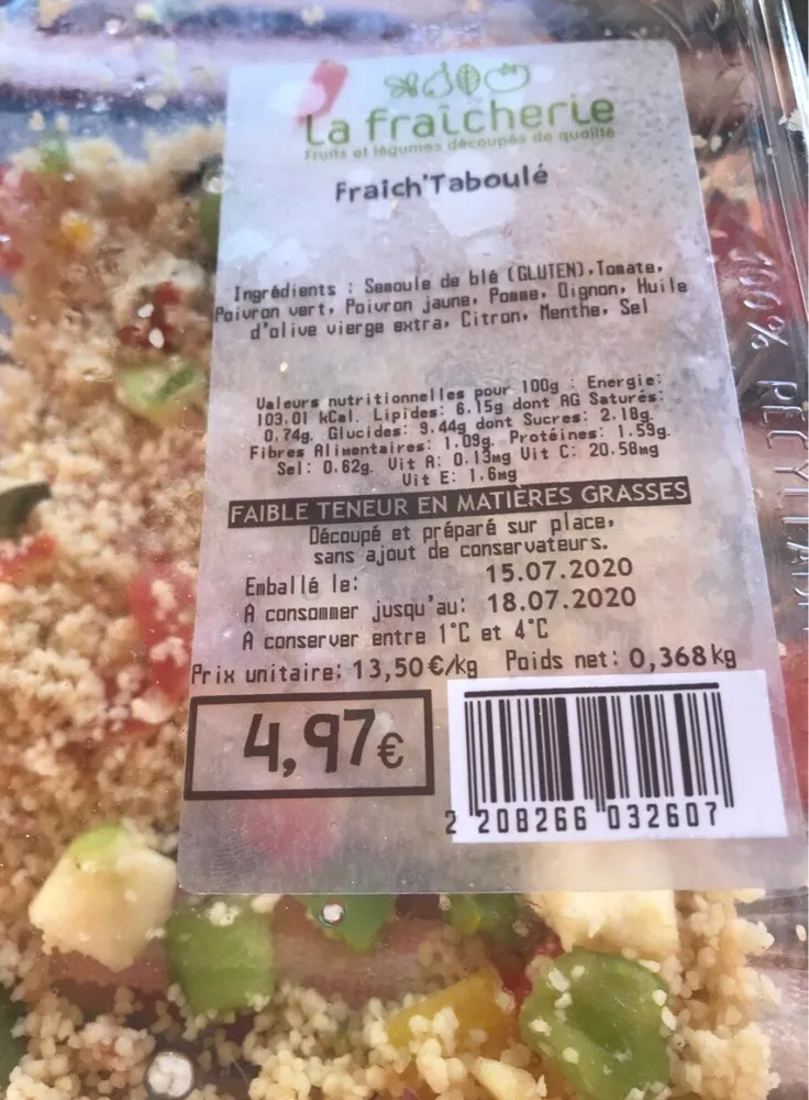 Fraich'Taboulé