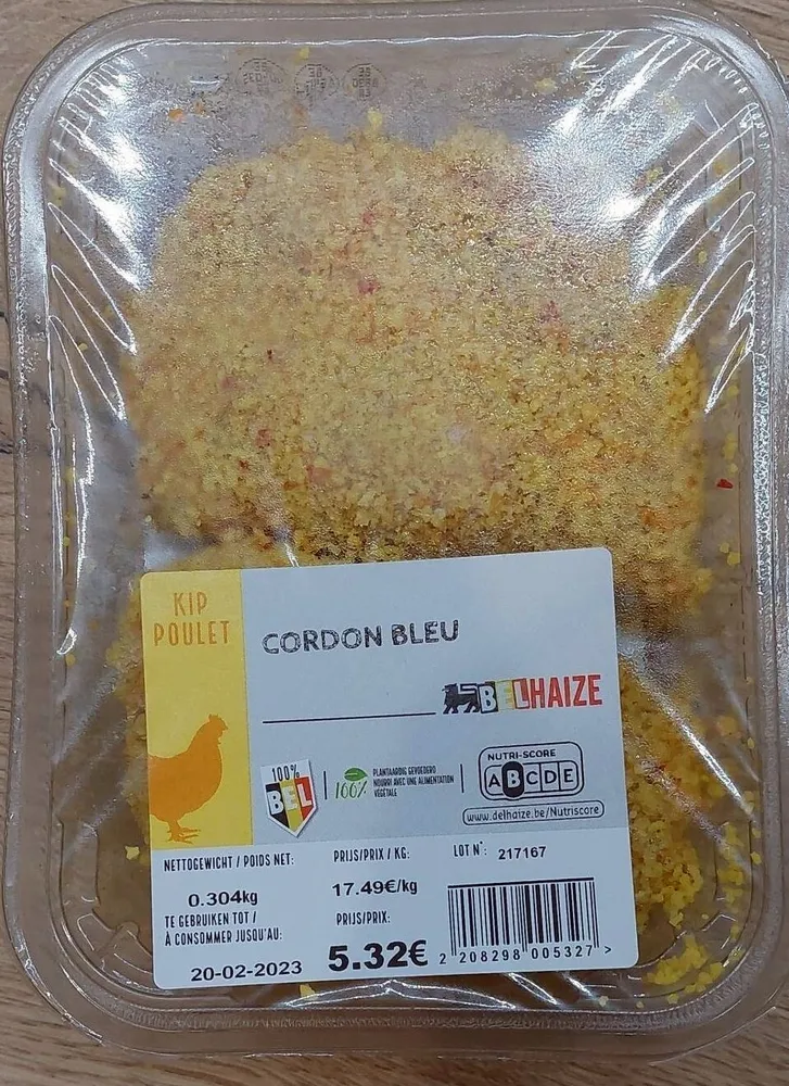 Cordon bleu de poulet