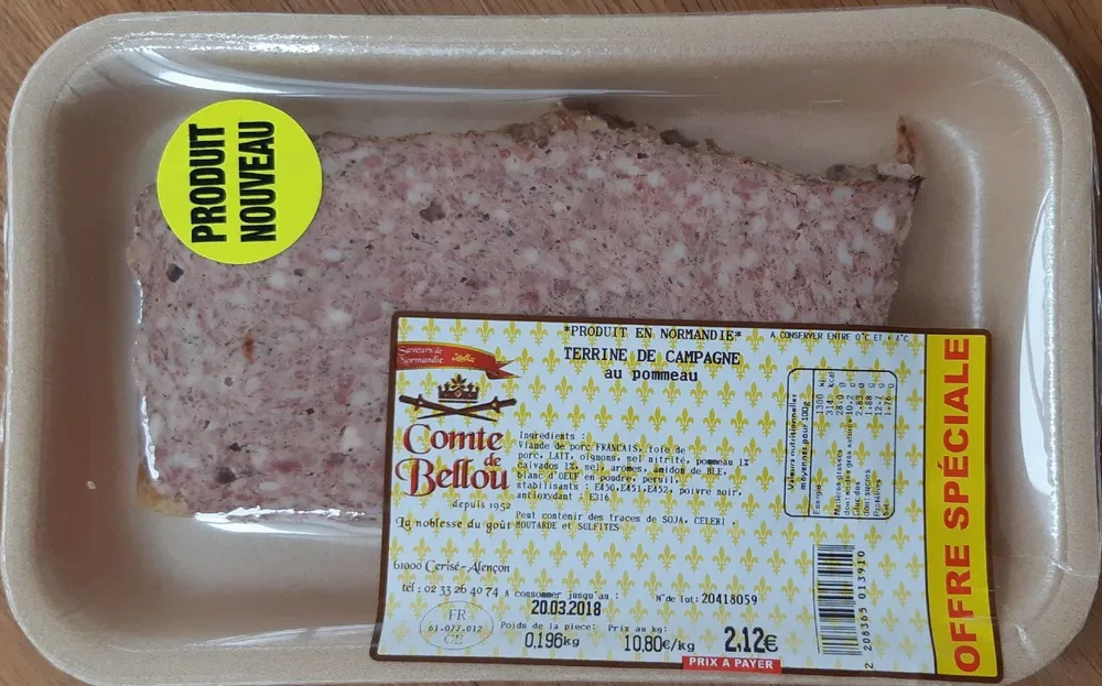 Terrine de campagne au pommeau
