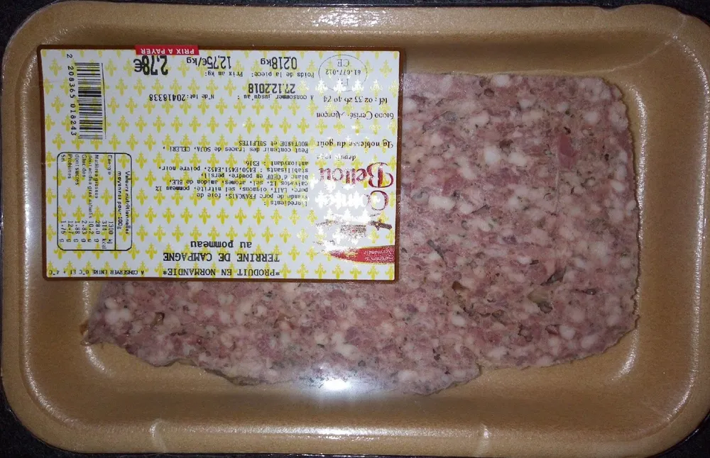 Terrine de campagne au pommeau