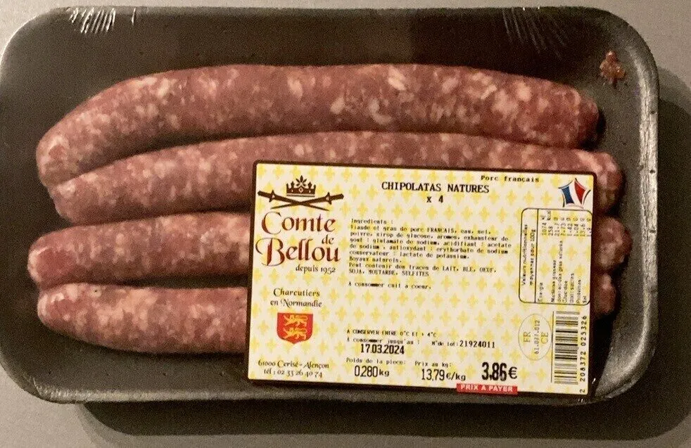Chipolatas natures