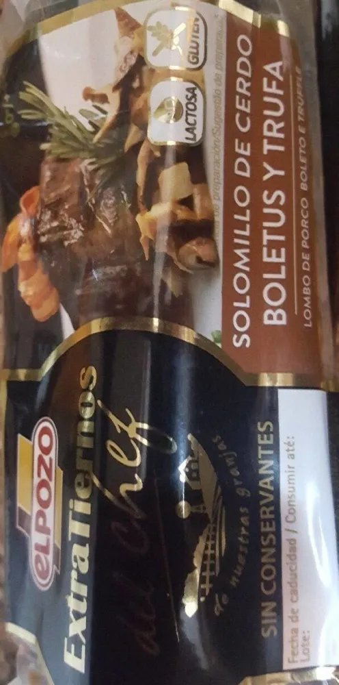 Solomillo de cerdo boletus y trufa