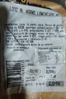 Lomo al horno loncheado