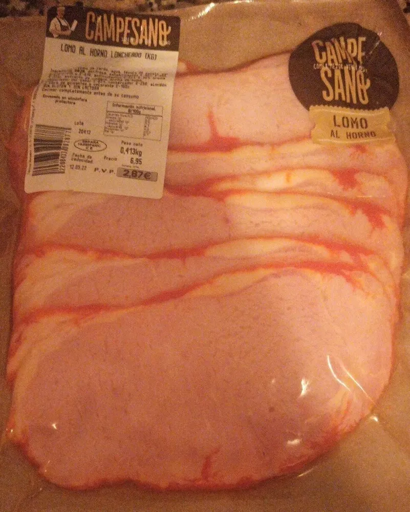 lomo al horno loncheado