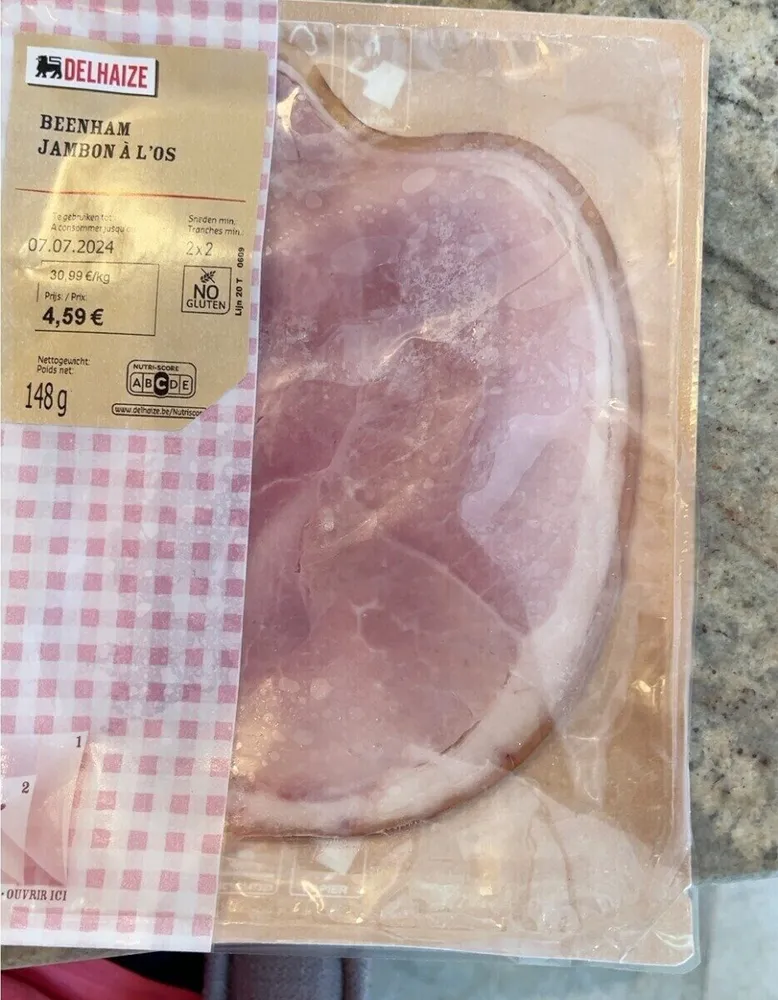 Jambon de porc cuit