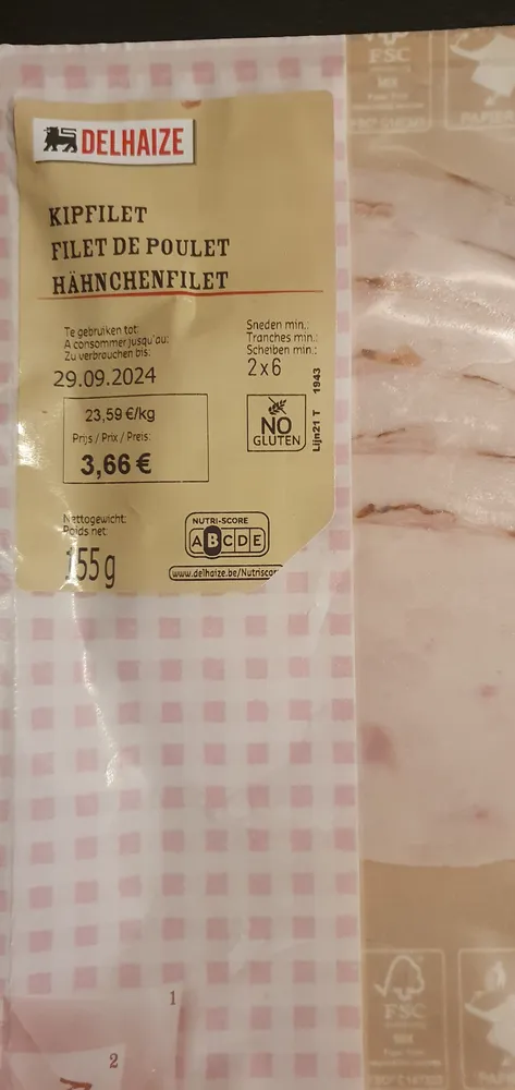 filet de poulet