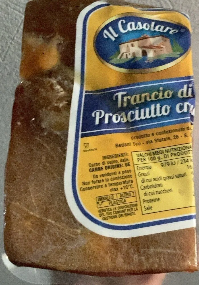 Trancio di prosciutto crudo