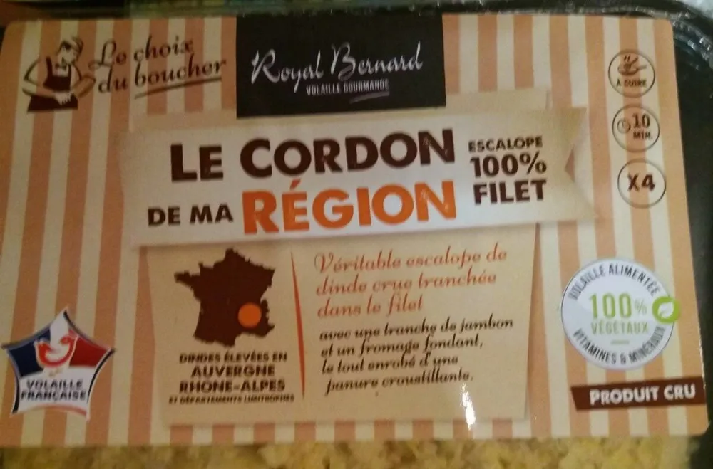 Le cordon de ma région