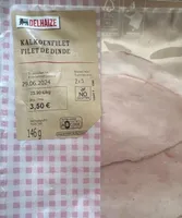 Gekookte kalkoenfilet