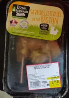 Brochette de filet de poulet aromatisé au citron, crue