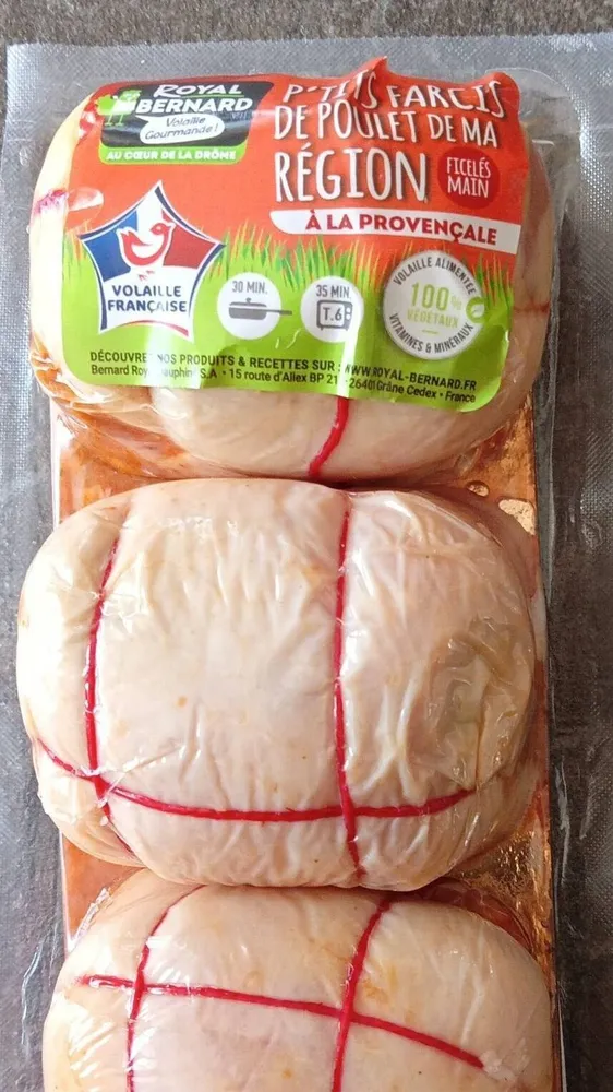 Petits farcis de poulet