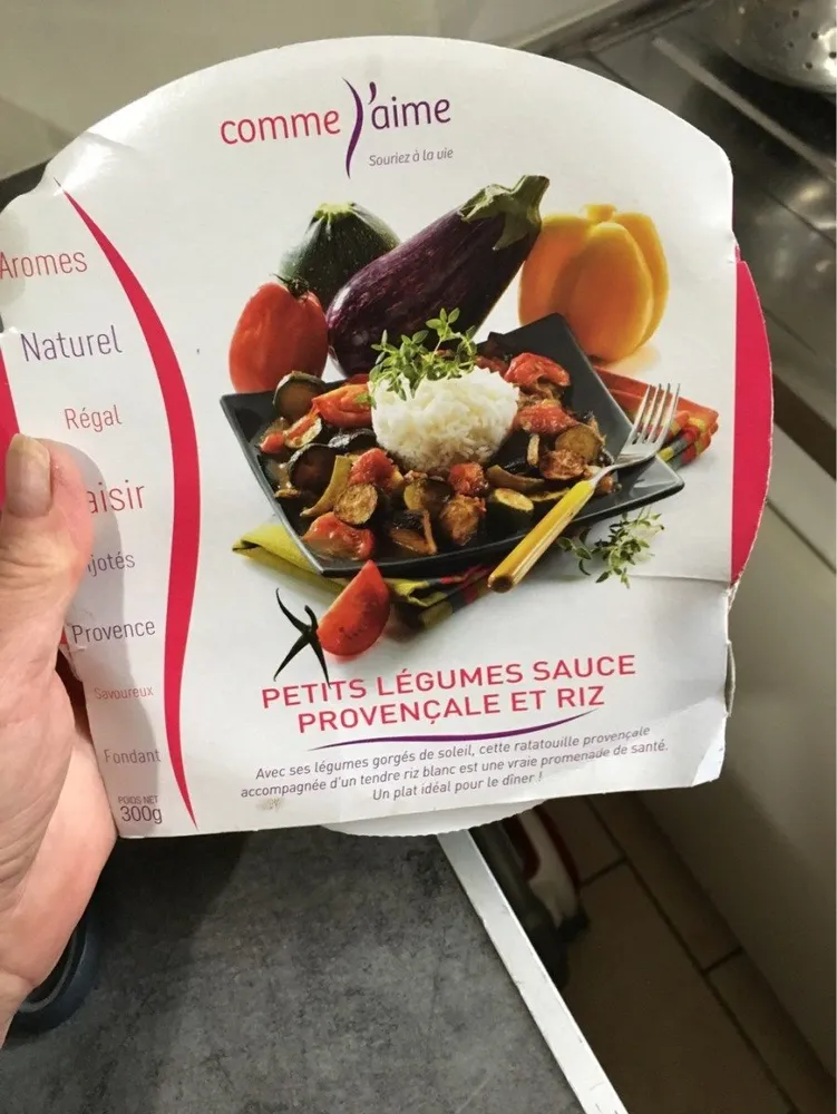 Legumes sauce provencale et riz