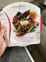 Legumes sauce provencale et riz