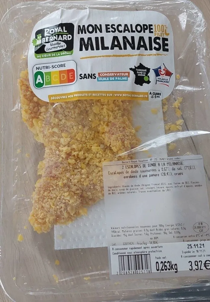 Mon escalope milanaise