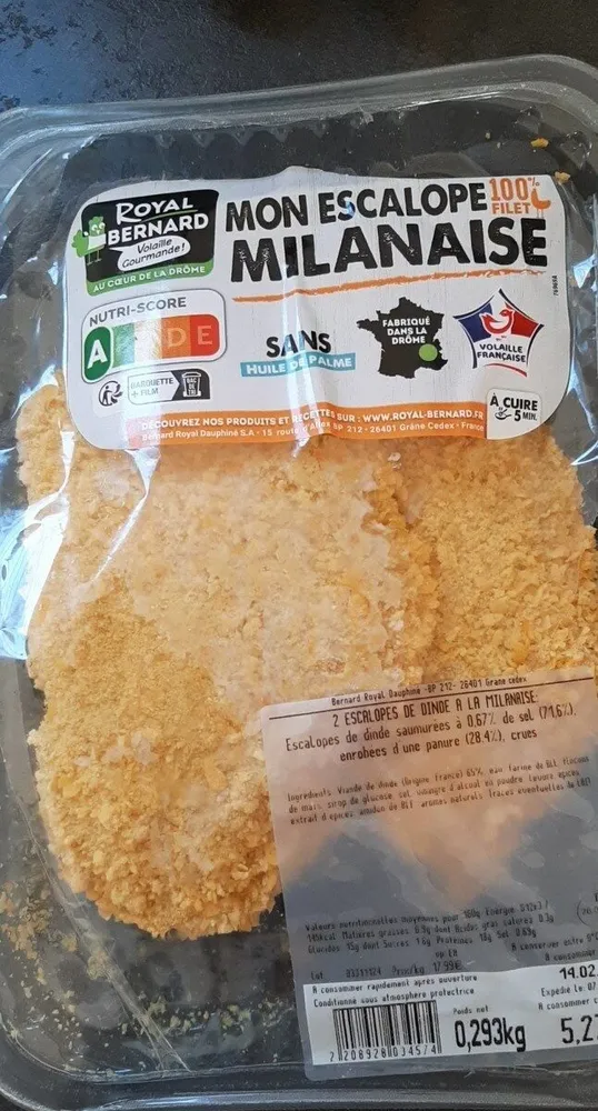 Mon escalope milanaise