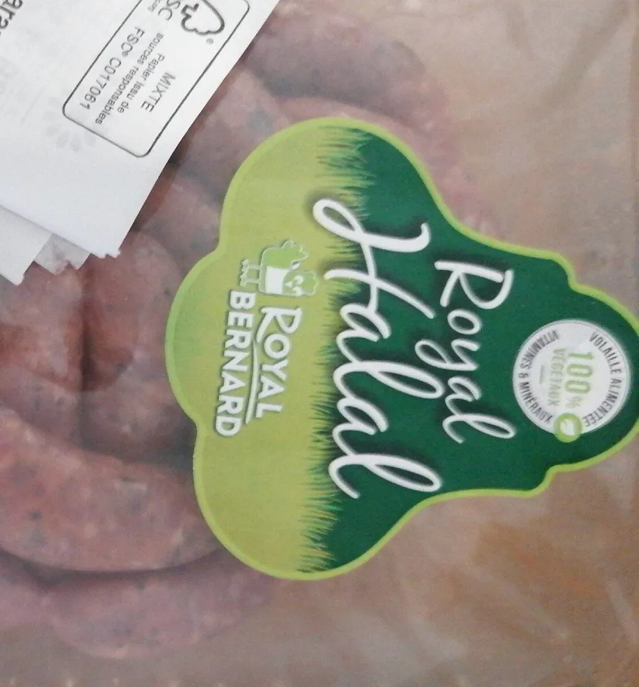 Saucisse de dinde aux herbes en chapelet, halal