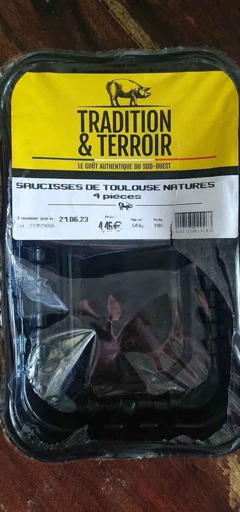 Saucisses de Toulouse natures