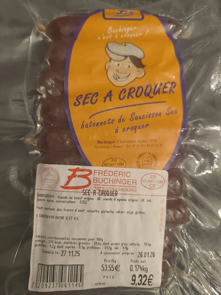 Saucisson sec à croquer