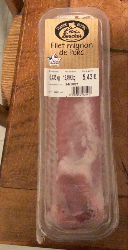 Filet mignon de porc