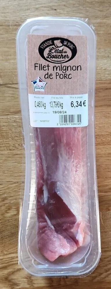 Filet mignon de porc